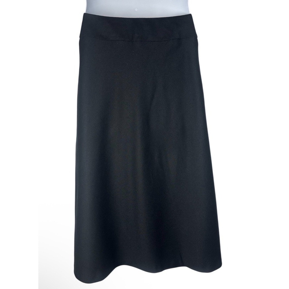 NWT!  Talbots Women's Sz: 12 Wool Black Midi Minimalist Skirt - Picture 3 of 5